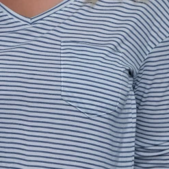 T-Shirts Roxy Women's Striped V-Neck L/S T-Shirt (S05)