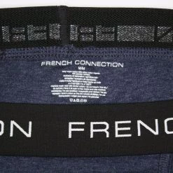Mens French Connection Men's 3 Pack Navy Blue W/ Black Strap Boxer Briefs (S15) 14 Mens French Connection Men's 3 Pack Navy Blue W/ Black Strap Boxer Briefs (S15)