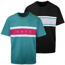OBEY Men's Charm Classic S/S T-Shirt (S06)