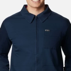 Columbia Men's Collegiate Navy Rugged Ridge Shirt Jacket 464
