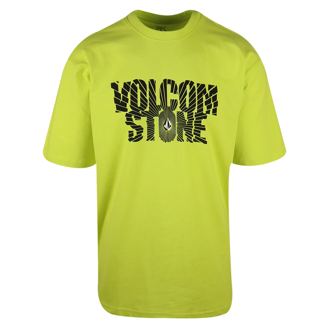 New Arrivals Volcom Men's Fluorescent Yellow Stone Rays S/S T-Shirt (S47) 3 New Arrivals Volcom Men's Fluorescent Yellow Stone Rays S/S T-Shirt (S47)