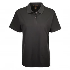 Harriton Women's Dark Green Classic S/S Polo Shirt (Size Large) Polos