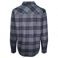 PrAna Men's Turquoise & Black Plaid L/S Flannel Shirt (S44) 10 PrAna Men's Turquoise & Black Plaid L/S Flannel Shirt (S44)