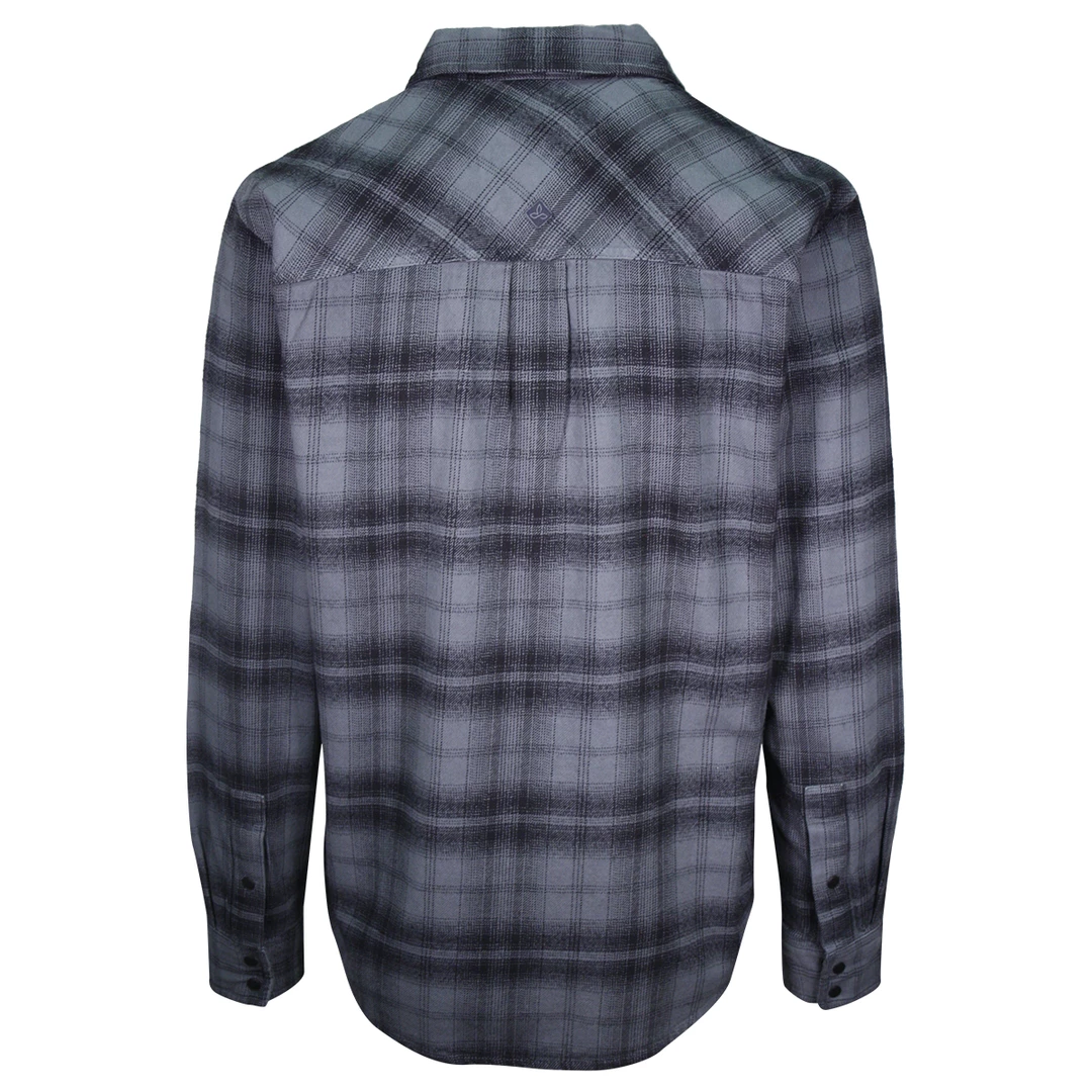 PrAna Men's Turquoise & Black Plaid L/S Flannel Shirt (S44) 5 PrAna Men's Turquoise & Black Plaid L/S Flannel Shirt (S44)