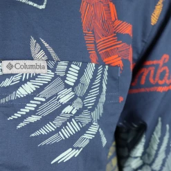 Columbia Men's Navy Hatch Rapid Rivers S/S Woven Shirt (478)