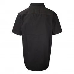 Harley-Davidson Men's All Black S/S Woven Shirt (S08)