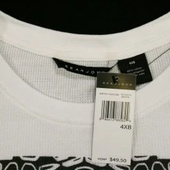 Sean John Men's Bleach White 98 Thermal L/S Pull Over Sweater