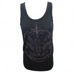 Harley-Davidson Women's Black Bronze Skull Tank Top (S01)