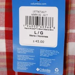 Columbia Men's Rapid Rivers II Classic Plaid S/S Shirt