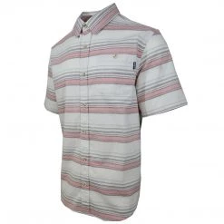 O'neill Men's Coral Striped S/S Woven Shirt (Retail $55)