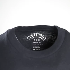 RVCA Men's Black BAKERVCA Circle Relaxed Fit S/S T-Shirt (S10)