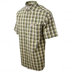 Carhartt Men's S01 Box Plaid S/S Woven Shirt (Retail $40)