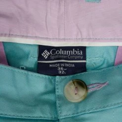 Columbia Mens Teal PFG Chino Pants (Size 36/32) Retail $65