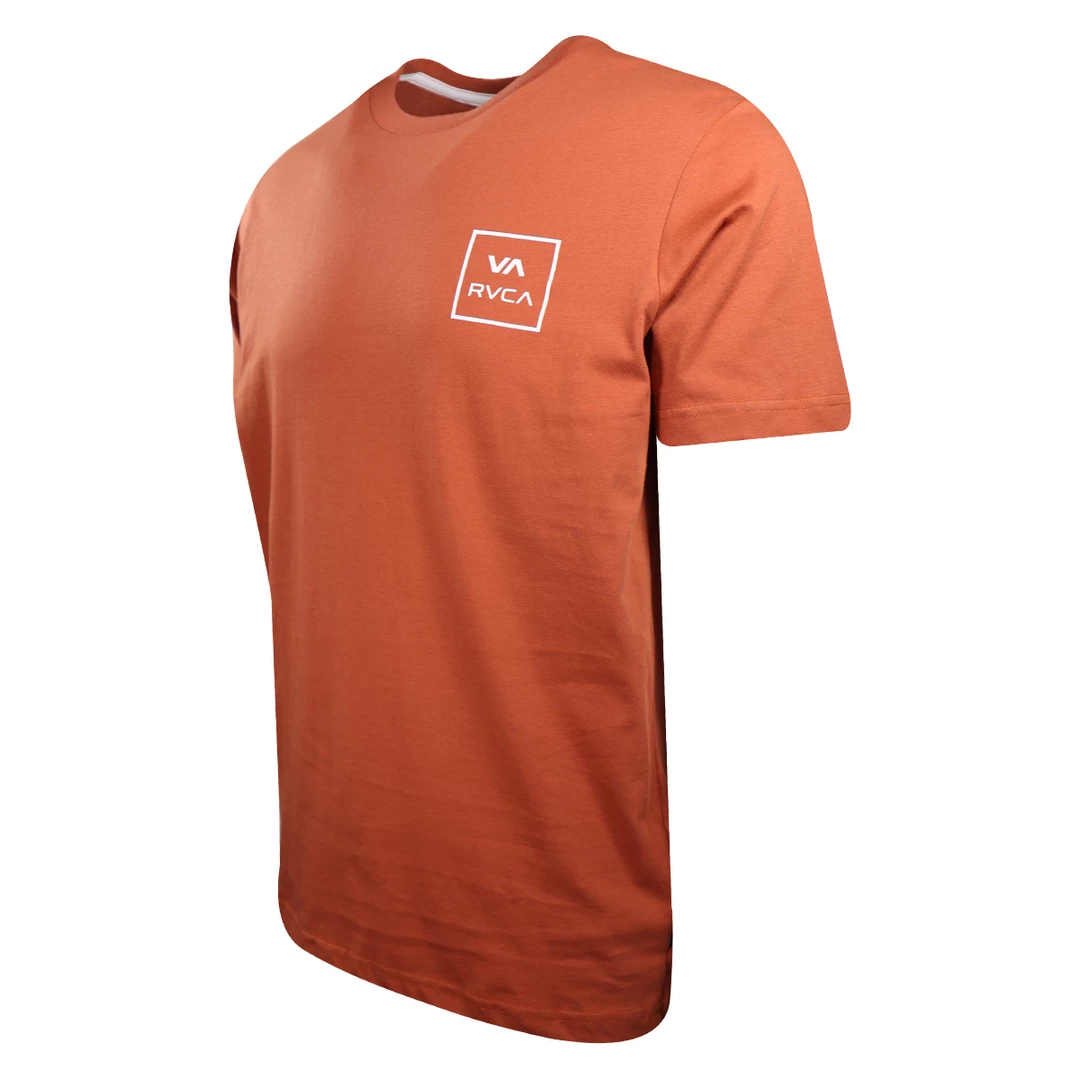RVCA Men's Orange VA Box Regular Fit S/S T-Shirt (S01) 5 RVCA Men's Orange VA Box Regular Fit S/S T-Shirt (S01)
