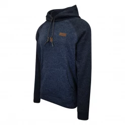 Quiksilver Men's Heather Blue Raglan Pullover Hoodie (S03) Quik Silver