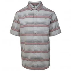 O'neill Men's Coral Striped S/S Woven Shirt (Retail $55)