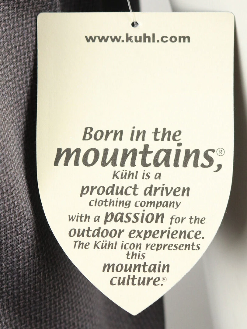 Kuhl Men's Purple Grey Cross Stitched Born In The Wild S/S Woven Shirt (Size L) 8 Kuhl Men's Purple Grey Cross Stitched Born In The Wild S/S Woven Shirt (Size L)