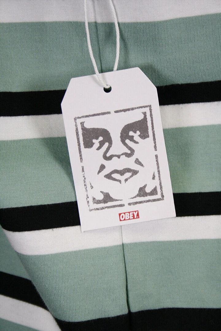 OBEY Men's Jeff Classic Striped S/S T-Shirt (S09) 8 OBEY Men's Jeff Classic Striped S/S T-Shirt (S09)