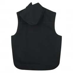 Carhartt Men's Black Knoxville Fleece-Lined Hooded Vest (S04)