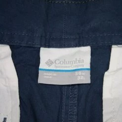 Columbia Men's Blue Washed Out Straight Fit Pants