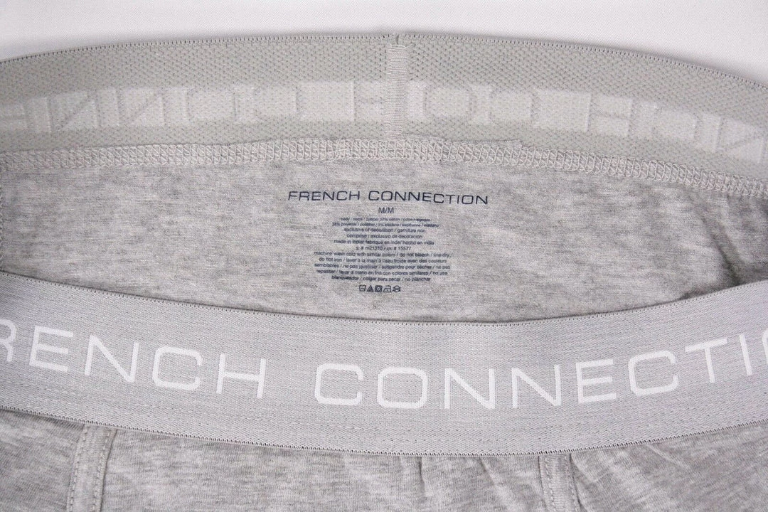 French Connection Men's 3 Pack Grey W/ Grey Strap Boxer Briefs (S11) Mens 7 French Connection Men's 3 Pack Grey W/ Grey Strap Boxer Briefs (S11) Mens