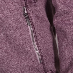 Eddie Bauer Women's Berry Sunray Fleece Full Zip Hoodie (S02)