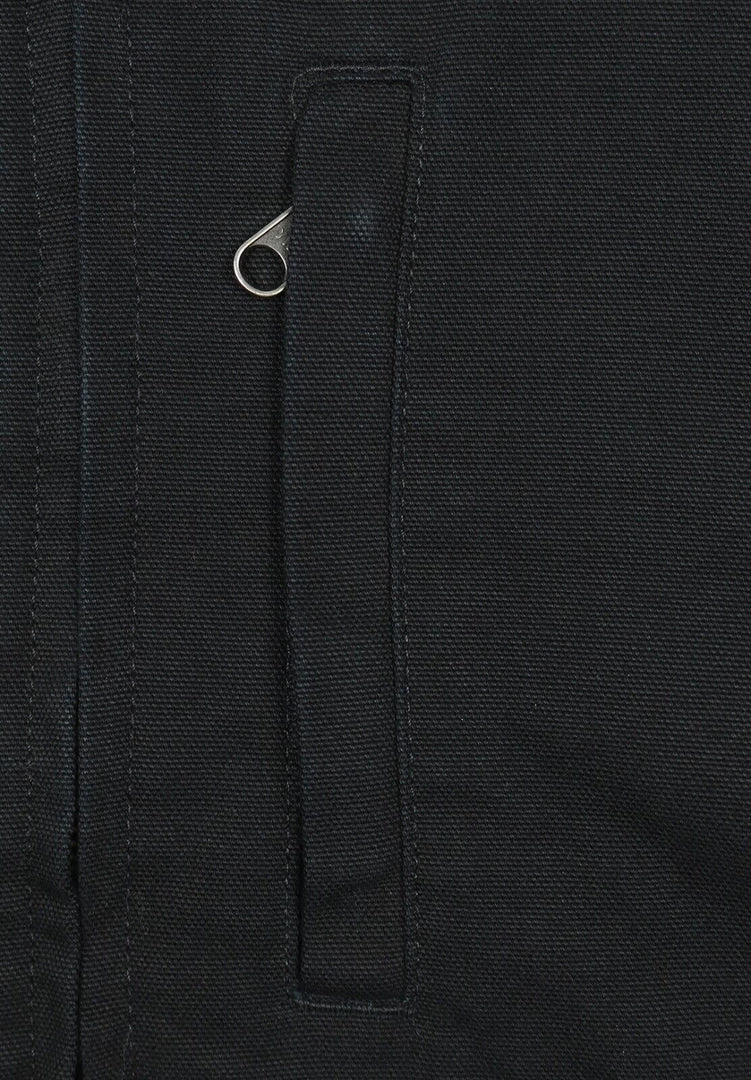 Carhartt Men's Black Loose Fit Washed Duck Sherpa-Lined Mock-Neck Vest (S02D) Mens 5 Carhartt Men's Black Loose Fit Washed Duck Sherpa-Lined Mock-Neck Vest (S02D) Mens