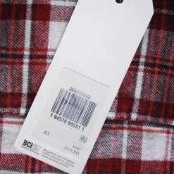 Levi's Women's Red White Maple Utility Plaid Cropped L/S Flannel Shirt (S01) 17 Levi's Women's Red White Maple Utility Plaid Cropped L/S Flannel Shirt (S01)