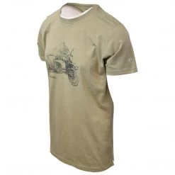 Kuhl Men's Olive Green Born In The Wild Motorcycle Logo S/S T-Shirt (Retail $45)