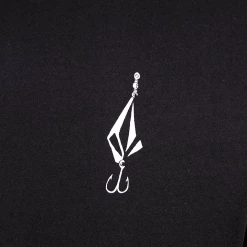 Volcom Men's Black Loose Trucks Tight Lines S/S T-Shirt (S01)