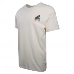 RVCA Men's Cream Pirate Skull Regular Fit S/S T-Shirt (S21)
