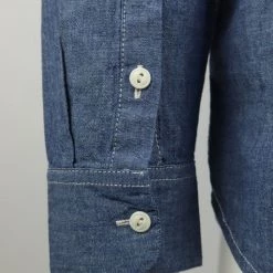 Vans Men's Light Blue Carlow II Denim L/S Woven Shirt (384)