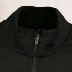 Harley-Davidson Men's Black Track 1/3 Zip L/S T-Shirt