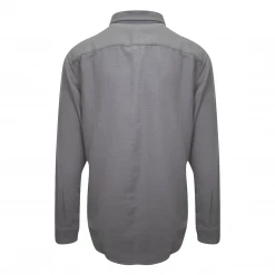 Harley-Davidson Men's Solid Grey Snap On Button L/S Woven Shirt (S10)