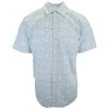 OBEY Men's Light Blue Black White Dots S/S Woven Shirt (S17) Small