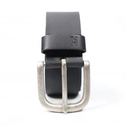 Billabong Men's Black Leather Matte Belt (S09)