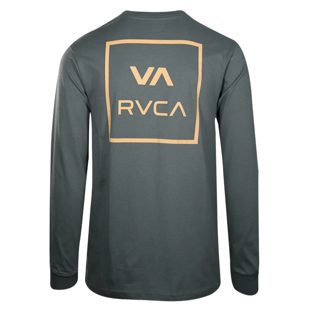 RVCA Men's Balsam Green Beige VA Box Regular Fit L/S T-Shirt (S16) 5 RVCA Men's Balsam Green Beige VA Box Regular Fit L/S T-Shirt (S16)