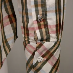 Rocawear Men's Vanilla Second To None Plaid L/S Woven Shirt (Size S & M) Mens