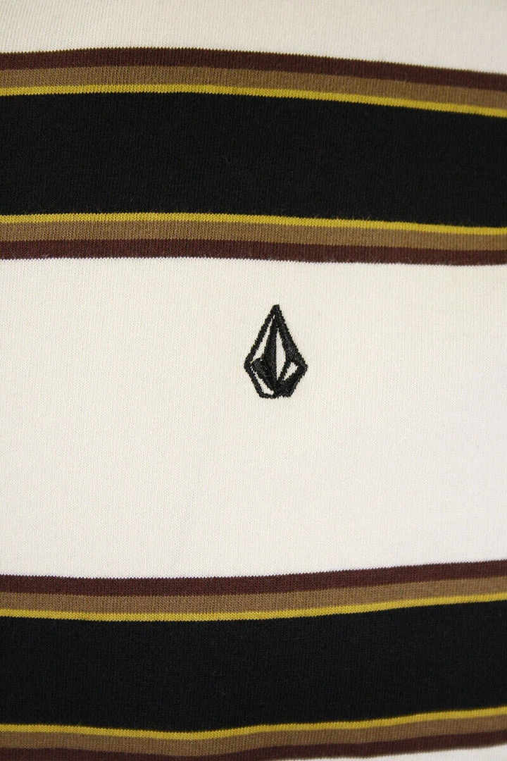 Volcom Men's Primer Beige White Da Fino Stripe Heather S/S T-Shirt (S37) 6 Volcom Men's Primer Beige White Da Fino Stripe Heather S/S T-Shirt (S37)