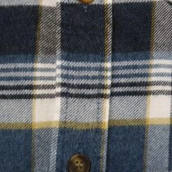 O'neill Men's Navy Redmond Plaid L/S Flannel Shirt Mens