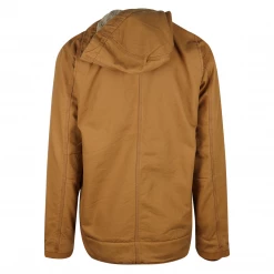 Carhartt Men's Golden Brown Washed Duck Sherpa-Lined Utitlity Jacket (S04)