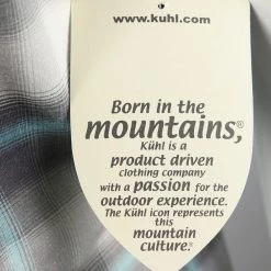 Kuhl Men's White Grey Turquoise S/S Woven Shirt 13 Kuhl Men's White Grey Turquoise S/S Woven Shirt