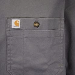 Carhartt Men's Solid Rugged Flex Rigby Relaxed Fit S/S Woven Shirt