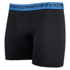 New Balance Men's Black, Navy, Bright Blue 4 Pack Boxer Brief (S04) Mens