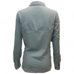 Columbia Women's Sky Blue Omni-Shade Silver Ridge Lite L/S Shirt 490