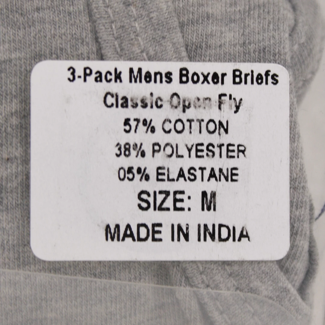 FCUK Men's 3 Pack Grey W/ Grey Strap Boxer Briefs (S01) 10 FCUK Men's 3 Pack Grey W/ Grey Strap Boxer Briefs (S01)