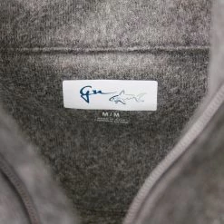 Greg Norman Women's Dark Heather Grey 1/4 Zip Mockneck L/S T-Shirt (Retail $79)