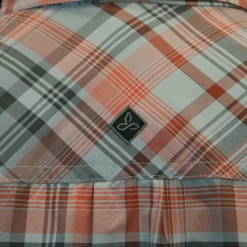 Spotted Clothing PrAna Men's Red Grey Charcoal Cayman S/S Woven Shirt (S13)