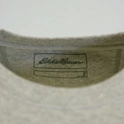 Eddie Bauer Men's HTH Grey Wildriver Thermal Crew Neck L/S T-Shirt (S03) Mens