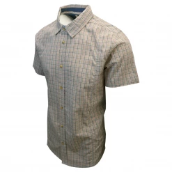 Spotted Clothing PrAna Men's Coral Box Plaid S/S Woven Shirt (Slim Fit) S02